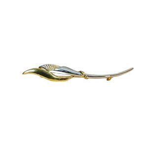 Giani Valentino Gold & Silver Pin Brooch